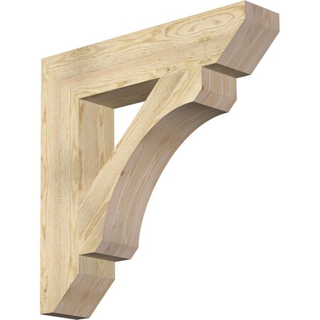 Ekena Millwork Legacy Slat Rough Sawn Bracket, Douglas Fir, 6"W x 30"D x 30"H BKT06X30X30LEC06RDF